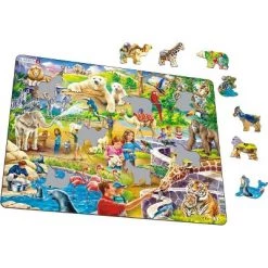 Springbok Larsen Zoo Animals Kids' Jigsaw Puzzle - 46pc