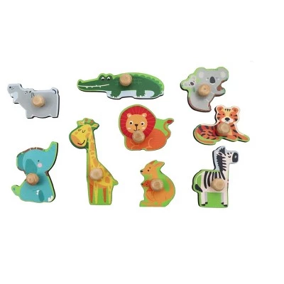 Leo & Friends Zoo Animal Peg Puzzle for 24-Months+ 2 Leo & Friends Zoo Animal Peg Puzzle for 24-Months+ - Image 2