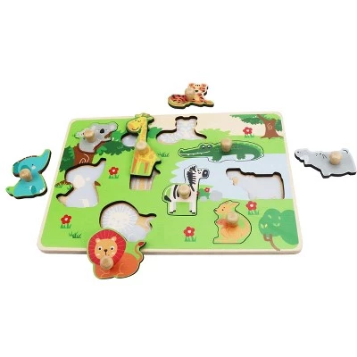 Leo & Friends Zoo Animal Peg Puzzle for 24-Months+ 4 Leo & Friends Zoo Animal Peg Puzzle for 24-Months+ - Image 4