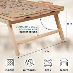 SkyMall Piece Puzzle Board Rack w/Mat | Wooden Jigsaw Puzzle Table w/ 6 Storage & Sorting Drawers | Smooth Plateau Fiberboard Work Surface & Reinforced Hardwood | for Games & Puzzles 11 SkyMall Piece Puzzle Board Rack w/Mat | Wooden Jigsaw Puzzle Table w/ 6 Storage & Sorting Drawers | Smooth Plateau Fiberboard Work Surface & Reinforced Hardwood | for Games & Puzzles -Puzzles Sales 2022 unnamed file 5668