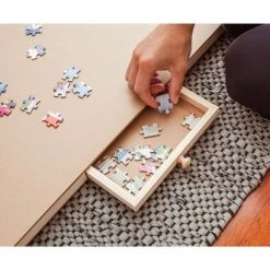 Toynk Shantou South Toys Factory Wooden Jigsaw Puzzle Table | Puzzle Storage System | 35 x 2 x 28 Inches -Puzzles Sales 2022 unnamed file 5701