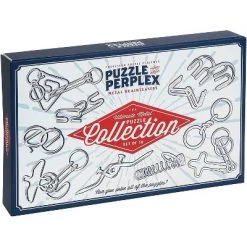 Professor Puzzle Puzzle & Perplex Metal Brain Teaser Puzzle 10 Piece Set