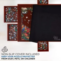 Jumbl 1000-Piece Puzzle Board Rack w/Mat | 23 x 31 Wooden Jigsaw Puzzle Table w/ 6 Storage & Sorting Drawers | Smooth Plateau Fiberboard Work Surface & Reinforced Hardwood | for Games & Puzzles 14 Jumbl 1000-Piece Puzzle Board Rack w/Mat | 23 x 31 Wooden Jigsaw Puzzle Table w/ 6 Storage & Sorting Drawers | Smooth Plateau Fiberboard Work Surface & Reinforced Hardwood | for Games & Puzzles -Puzzles Sales 2022 unnamed file 5761