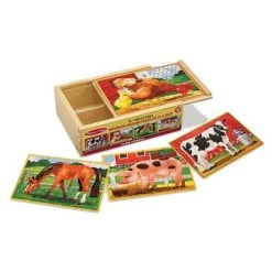 Melissa & Doug Melissa & Doug Farm 4-in-1 Wooden Jigsaw Puzzles in a Storage Box (48pc total) 8 Melissa & Doug Melissa & Doug Farm 4-in-1 Wooden Jigsaw Puzzles in a Storage Box (48pc total) -Puzzles Sales 2022 unnamed file 5786