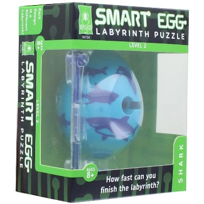 Bepuzzled University Games Smart Egg 1-Layer Level 2 Labyrinth Puzzle | Shark 1 Bepuzzled University Games Smart Egg 1-Layer Level 2 Labyrinth Puzzle | Shark