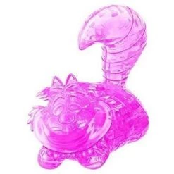 Disney University Games Alice in Wonderland Cheshire Cat 36 Piece 3D Crystal Jigsaw Puzzle