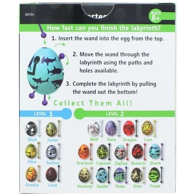 Bepuzzled University Games Smart Egg 1-Layer Level 2 Labyrinth Puzzle | Shark 2 Bepuzzled University Games Smart Egg 1-Layer Level 2 Labyrinth Puzzle | Shark - Image 2