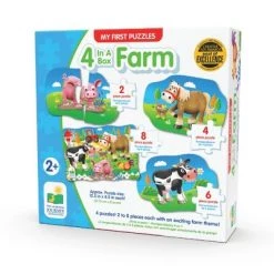 The Learning Journey International The Learning Journey My First Puzzle Sets 4-In-A-Box Puzzles Farm -Puzzles Sales 2022 unnamed file 5815