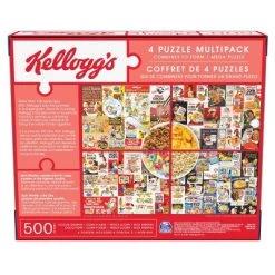 Spin Master Puzzles Spin Master Kellogg's Cereal 4 Pack Puzzle Set - 500pc -Puzzles Sales 2022 unnamed file 5856
