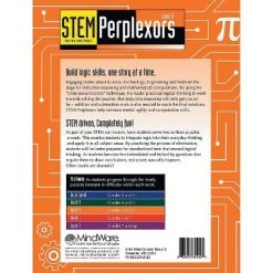MindWare Stem Perplexors: Level B - Brainteasers- 50 Puzzles