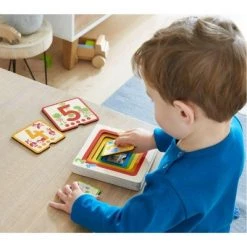 HABA Counting Friends Wood layering puzzle Fosters Number Recognition from 1-5 -Puzzles Sales 2022 unnamed file 5881