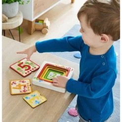 HABA Counting Friends Wood layering puzzle Fosters Number Recognition from 1-5 -Puzzles Sales 2022 unnamed file 5882