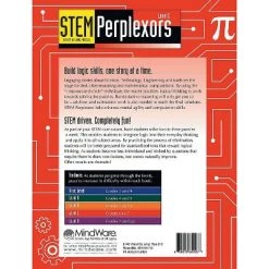 MindWare Stem Perplexors: Level C - Brainteasers- 50 Puzzles
