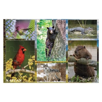 Kaplan Early Learning Company Wild and North American Animals Floor Puzzles - Set of 2 1 Kaplan Early Learning Company Wild and North American Animals Floor Puzzles - Set of 2