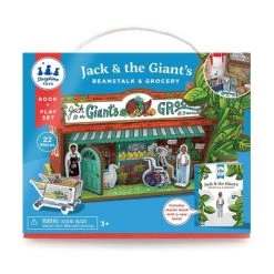 Storytime Toys Jack & the Giant's Beanstalk & Grocery 3D Puzzle Book and Toy Mini Set - 3 in 1 - Book, Build, Play -Puzzles Sales 2022 unnamed file 5936