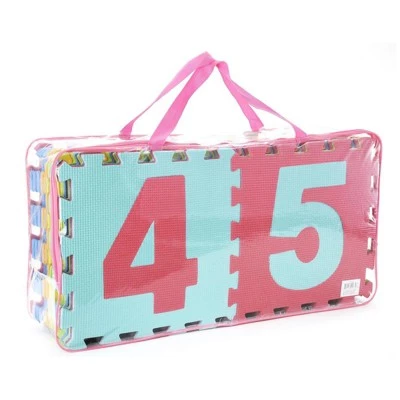 Insten Foam Alphabet & Numbers Floor Mat with Solid Colors, Soft Flooring for Kids Playroom, Yoga & Exercising, 11.6x11.6 in 6 Insten Foam Alphabet & Numbers Floor Mat with Solid Colors, Soft Flooring for Kids Playroom, Yoga & Exercising, 11.6x11.6 in - Image 6