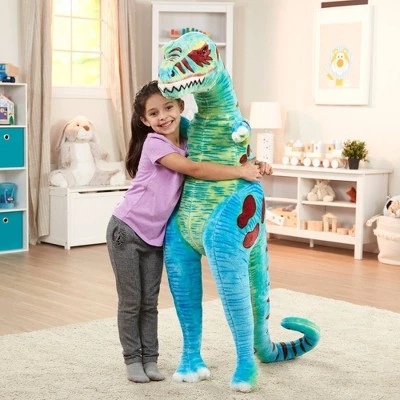 Melissa & Doug Melissa & Doug Jumbo T-Rex Dinosaur - Lifelike Stuffed Animal (over 4 feet tall) 1 Melissa & Doug Melissa & Doug Jumbo T-Rex Dinosaur - Lifelike Stuffed Animal (over 4 feet tall)