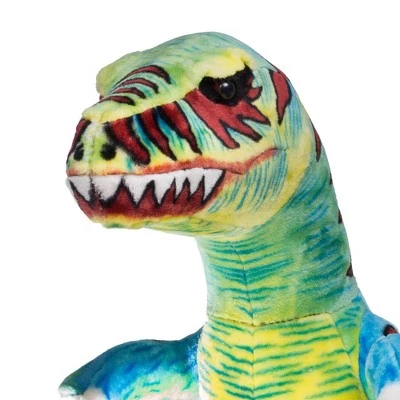 Melissa & Doug Melissa & Doug Jumbo T-Rex Dinosaur - Lifelike Stuffed Animal (over 4 feet tall) 3 Melissa & Doug Melissa & Doug Jumbo T-Rex Dinosaur - Lifelike Stuffed Animal (over 4 feet tall) - Image 3