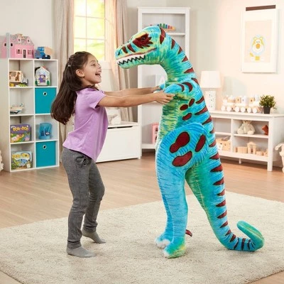 Melissa & Doug Melissa & Doug Jumbo T-Rex Dinosaur - Lifelike Stuffed Animal (over 4 feet tall) 5 Melissa & Doug Melissa & Doug Jumbo T-Rex Dinosaur - Lifelike Stuffed Animal (over 4 feet tall) - Image 5