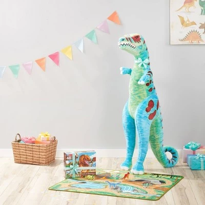 Melissa & Doug Melissa & Doug Jumbo T-Rex Dinosaur - Lifelike Stuffed Animal (over 4 feet tall) 8 Melissa & Doug Melissa & Doug Jumbo T-Rex Dinosaur - Lifelike Stuffed Animal (over 4 feet tall) - Image 8