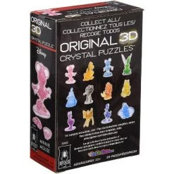 University Games Disney Minnie Mouse 43 Piece 3D Crystal Jigsaw Puzzle | Pink