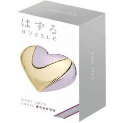 University Games Hanayama Level 1 Cast Metal Brain Teaser Puzzle | Love