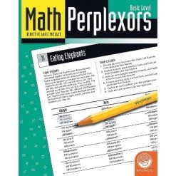 MindWare Math Perplexors: Set Of 6 - Brainteasers - 6 Books