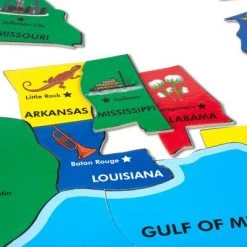 Melissa & Doug Melissa And Doug USA Map Floor Puzzle - 51pc -Puzzles Sales 2022 unnamed file 668