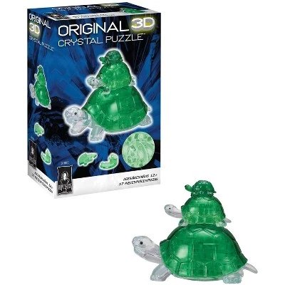 University Games Turtles 37 Piece 3D Crystal Jigsaw Puzzle 2 University Games Turtles 37 Piece 3D Crystal Jigsaw Puzzle - Image 2