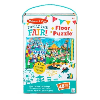 Melissa & Doug Melissa & Doug Fun at the Fair! A Day at the Fair Floor Puzzle - 48pc 2 Melissa & Doug Melissa & Doug Fun at the Fair! A Day at the Fair Floor Puzzle - 48pc - Image 2