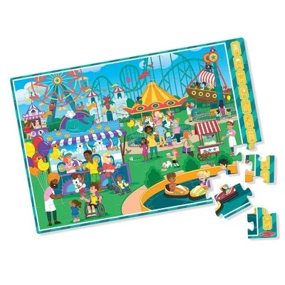Melissa & Doug Melissa & Doug Fun at the Fair! A Day at the Fair Floor Puzzle - 48pc 3 Melissa & Doug Melissa & Doug Fun at the Fair! A Day at the Fair Floor Puzzle - 48pc - Image 3