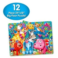 The Learning Journey International The Learning Journey My First Big Floor Puzzle Jungle Friends (12 pieces)