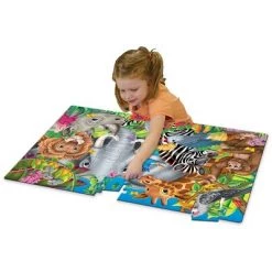 The Learning Journey International The Learning Journey Jumbo Floor Puzzles Animals of The World (50 pieces)
