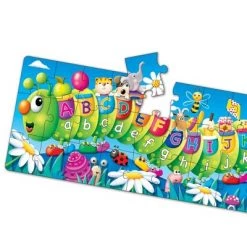 The Learning Journey International The Learning Journey Long & Tall Puzzles ABC Caterpillar (50+ pieces)
