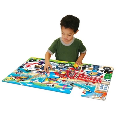 The Learning Journey International The Learning Journey Jumbo Floor Puzzles Emergency Rescue (50 pieces) 2 The Learning Journey International The Learning Journey Jumbo Floor Puzzles Emergency Rescue (50 pieces) - Image 2