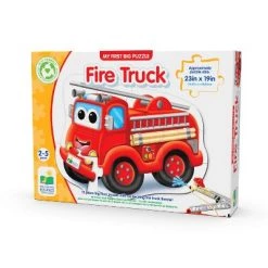 The Learning Journey International The Learning Journey My First Big Vehicle Floor Puzzle - Fire Truck