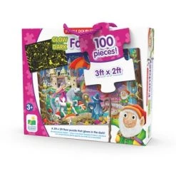 The Learning Journey International The Learning Journey Puzzle Doubles! Glow in the Dark! Fantasy (100 pieces) -Puzzles Sales 2022 unnamed file 777