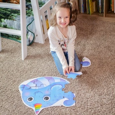 The Learning Journey International The Learning Journey My First Big Floor Puzzle Nosy Narwhal (12 pieces) 2 The Learning Journey International The Learning Journey My First Big Floor Puzzle Nosy Narwhal (12 pieces) - Image 2