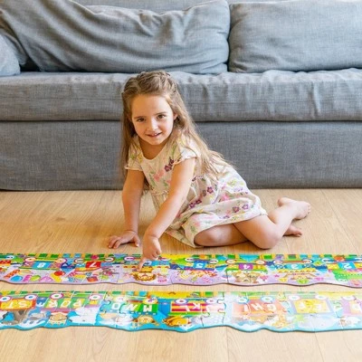 The Learning Journey International The Learning Journey Puzzle Doubles! Giant ABC & 123 Trains (60 pcs) 2 The Learning Journey International The Learning Journey Puzzle Doubles! Giant ABC & 123 Trains (60 pcs) - Image 2