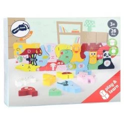Small Foot Wooden Toys Cute Animals ABC Puzzle - 26pc -Puzzles Sales 2022 unnamed file 830