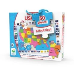 The Learning Journey International The Learning Journey Jumbo Floor Puzzles USA Map (50 pieces) -Puzzles Sales 2022 unnamed file 844