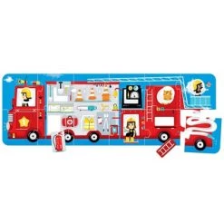 Banana Panda Make-a-Match Puzzle Fire Truck