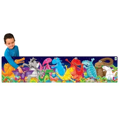 The Learning Journey International The Learning Journey Long & Tall Puzzle Color Dancing Dinos (50 pieces) 2 The Learning Journey International The Learning Journey Long & Tall Puzzle Color Dancing Dinos (50 pieces) - Image 2