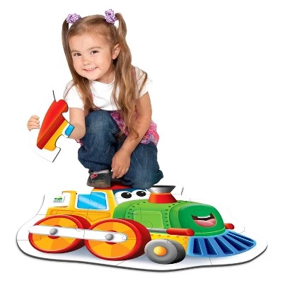 The Learning Journey International The Learning Journey My First Big Vehicle Floor Puzzle - Train 2 The Learning Journey International The Learning Journey My First Big Vehicle Floor Puzzle - Train - Image 2