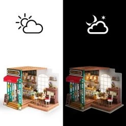 Hands Craft DIY 3D Wooden Puzzles - Miniature House: Simon's Coffee -Puzzles Sales 2022 unnamed file 89