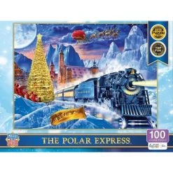 MasterPieces 100 Piece Christmas Jigsaw Puzzle for Kids - The Polar Express - 14"x19"
